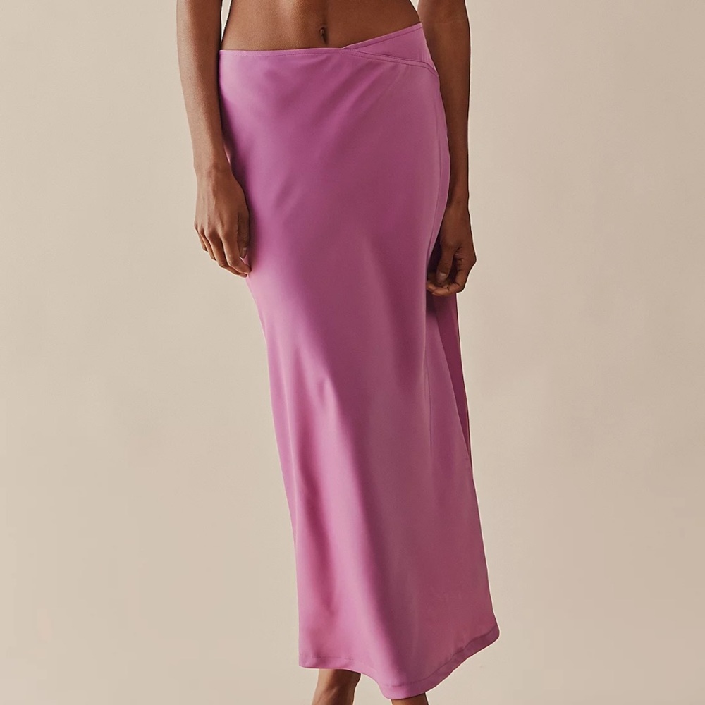 Free People Oh So Low Midi Skirt